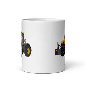 JCB JCB Fastrac 4220 Icon | White glossy mug Quality Farmers Merch