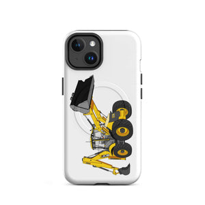 JCB MagSafe® Tough Case for iPhone® iPhone 14 JCB 5CX Backhoe | MagSafe® tough case for iPhone® Quality Farmers Merch
