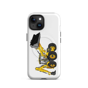 JCB MagSafe® Tough Case for iPhone® iPhone 15 JCB 5CX Backhoe | MagSafe® tough case for iPhone® Quality Farmers Merch