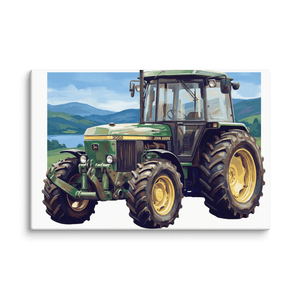 John Deere 12″×18″ John Deere 3050 | Splash Art Canvas Quality Farmers Merch