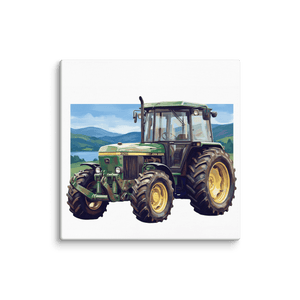 John Deere 26″×26″ John Deere 3050 | Splash Art Canvas Quality Farmers Merch