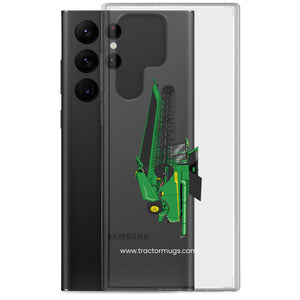 John Deere Clear Case for Samsung® John Deere X9 1100 Combine | Clear Case for Samsung® Quality Farmers Merch