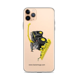 John Deere iPhone 11 Pro Max John Deere 8800 Black Beauty Silage Harvester | Clear Case for iPhone® Quality Farmers Merch