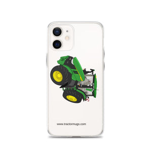 John Deere iPhone 12 John Deere 7R 350 auto powr | Clear Case for iPhone® Quality Farmers Merch