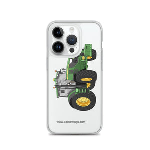 John Deere iPhone 14 Pro John Deere 6210 R | Clear Case for iPhone® Quality Farmers Merch