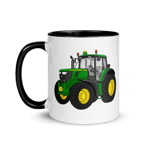 John Deere John Deere 6120 M | Mug with Color Inside Quality Farmers Merch