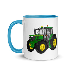 John Deere John Deere 6155 M | Mug with Color Inside Quality Farmers Merch