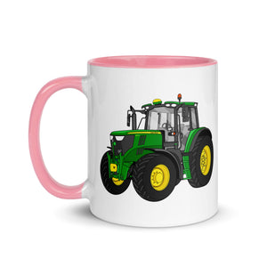 John Deere John Deere 6155 M | Mug with Color Inside Quality Farmers Merch