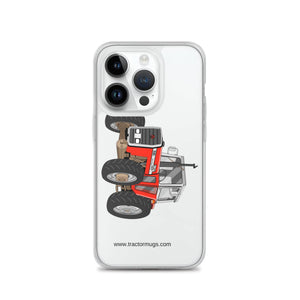 Massey Clear Case for iPhone® iPhone 14 Pro Massey 595 | Clear Case for iPhone® Quality Farmers Merch