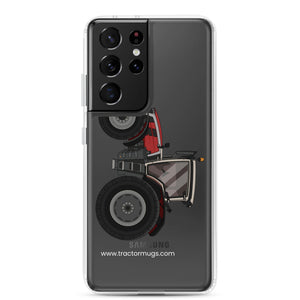 Massey Ferguson Samsung Galaxy S21 Ultra Massey Ferguson 8S 265 (2020) | Clear Case for Samsung® Quality Farmers Merch
