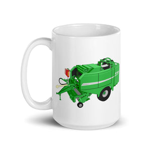 Mc Hale McHale Fusion 2 Big Baler | White glossy mug Quality Farmers Merch