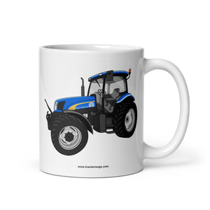 New Holland 11 oz New Holland TS 135a | White glossy mug Quality Farmers Merch