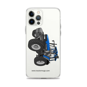 New Holland Clear Case for iPhone® iPhone 12 Pro Max New Holland TM 150 Super Steer | Clear Case for iPhone® Quality Farmers Merch