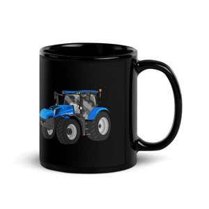 New Holland New Holland T6 180 Methane | Black Glossy Mug Quality Farmers Merch