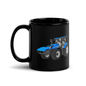 New Holland New Holland T6 180 Methane | Black Glossy Mug Quality Farmers Merch