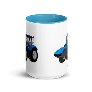 New Holland New Holland T6 180 Methane | Mug with Color Inside Quality Farmers Merch