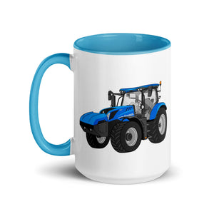 New Holland New Holland T6 180 Methane | Mug with Color Inside Quality Farmers Merch