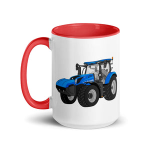 New Holland New Holland T6 180 Methane | Mug with Color Inside Quality Farmers Merch