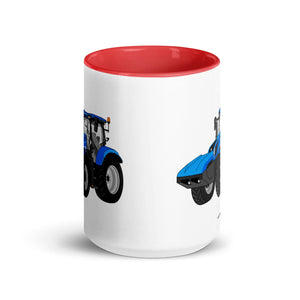 New Holland New Holland T6 180 Methane | Mug with Color Inside Quality Farmers Merch