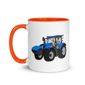 New Holland New Holland T6 180 Methane | Mug with Color Inside Quality Farmers Merch