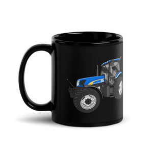 New Holland New Holland TS 135a | Black Glossy Mug Quality Farmers Merch