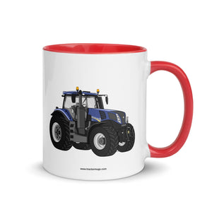 New Holland Red / 11 oz New Holland T8 435 | Mug with Color Inside Quality Farmers Merch
