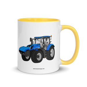 New Holland Yellow / 11 oz New Holland T6 180 Methane | Mug with Color Inside Quality Farmers Merch