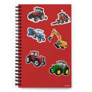 Kids school spiral notebook, front