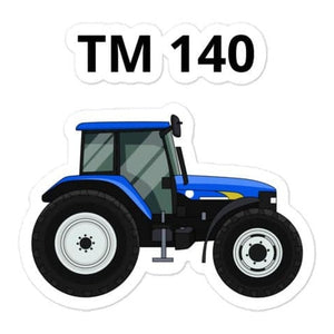 The Farmers Mugs Store 3″×3″ New Holland TM 140 Bubble-free stickers Quality Farmers Merch