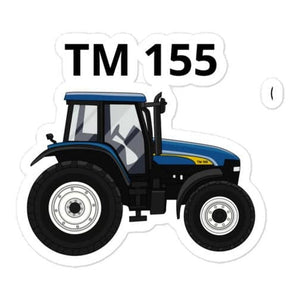 The Farmers Mugs Store 3″×3″ New Holland TM 155 Bubble-free stickers Quality Farmers Merch