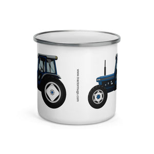 Ford 7810 Enamel Mug — design detail