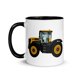The Farmers Mugs Store JCB 8330 Mug with Color Inside Quality Farmers Merch
