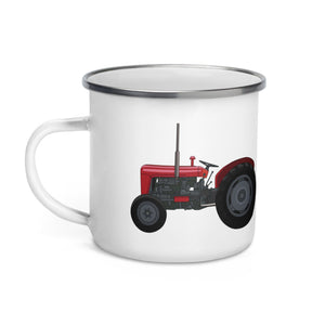 Massey Ferguson 35X Enamel Mug — lifestyle