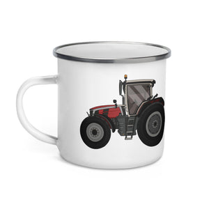 Massey Ferguson 8S 2654 Enamel Mug — lifestyle