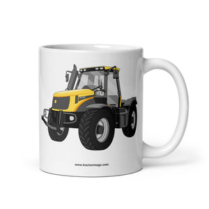The Tractor Mugs Store 11 oz JCB Fastrac 2170 | White glossy mug Quality Farmers Merch