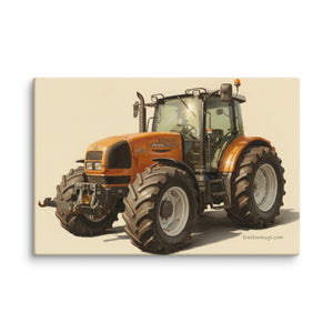 The Tractor Mugs Store 12″×18″ Renault ares 696 rz Oil Painting | Canvas Quality Farmers Merch