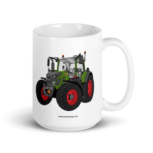 The Tractor Mugs Store 15 oz Fendt 620 Vario | White glossy mug Quality Farmers Merch