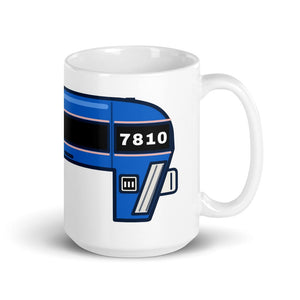 The Tractor Mugs Store 15 oz FORD 7810 Bonnet Series | White Glossy Mug Quality Farmers Merch