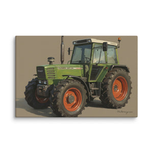 The Tractor Mugs Store 16″×24″ Fendt 308 LSA 4WD Oil Painting | Canvas Quality Farmers Merch