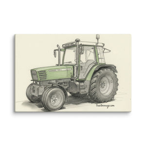 The Tractor Mugs Store 16″×24″ Fendt Farmer 308 C Pencil Sketch | Canvas Quality Farmers Merch
