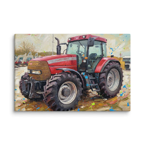 The Tractor Mugs Store 16″×24″ McCormick MTX 150 Signature Edition Splash Art | Canvas Quality Farmers Merch