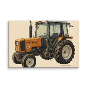 The Tractor Mugs Store 16″×24″ Renault 65-32 MX Oil Painting | Canvas Quality Farmers Merch