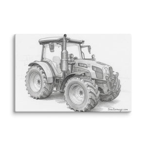 The Tractor Mugs Store 16″×24″ SAME Explorer 105 (Stage V) Pencil Sketch | Canvas Quality Farmers Merch