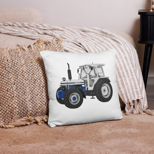 The Tractor Mugs Store 18″×18″ Ford 7810 Jubilee Edition SilverTractor | Pillow Case Quality Farmers Merch