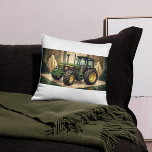 The Tractor Mugs Store 18″×18″ John Deere 3350 | Art Deco Pillow Case Quality Farmers Merch