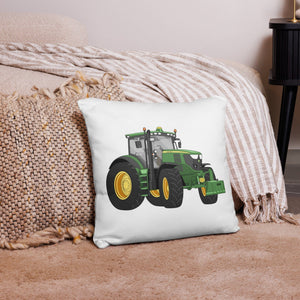 The Tractor Mugs Store 18″×18″ John Deere 6210 R | Pillow Case Quality Farmers Merch