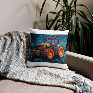 The Tractor Mugs Store 18″×18″ John Deere 6930 | Splash Art Pillow Case Quality Farmers Merch