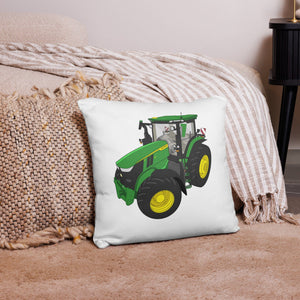 The Tractor Mugs Store 18″×18″ John Deere 7R 350 auto powr | Pillow Case Quality Farmers Merch