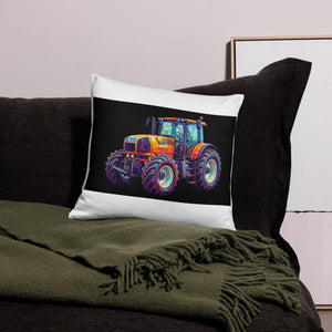 The Tractor Mugs Store 18″×18″ Renault Atles 926 | Splash Art Pillow Case Quality Farmers Merch