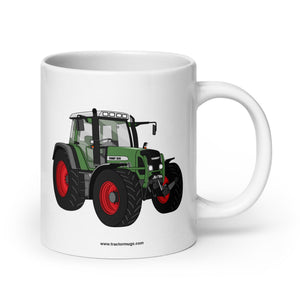 The Tractor Mugs Store 20 oz Fendt 820 VArio TMS | White glossy mug Quality Farmers Merch